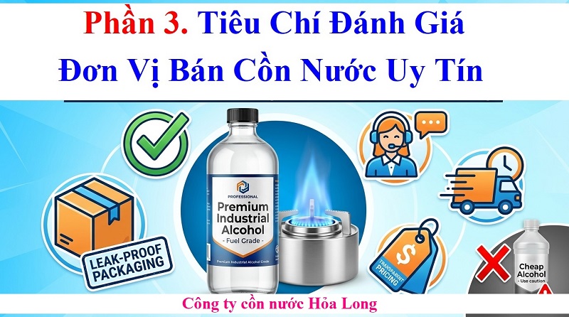 Mua Cồn Nước Cho Bếp Cồn Ở Đâu Uy Tín? Kinh Nghiệm Chọn Đúng Loại An Toàn, Giá Tốt